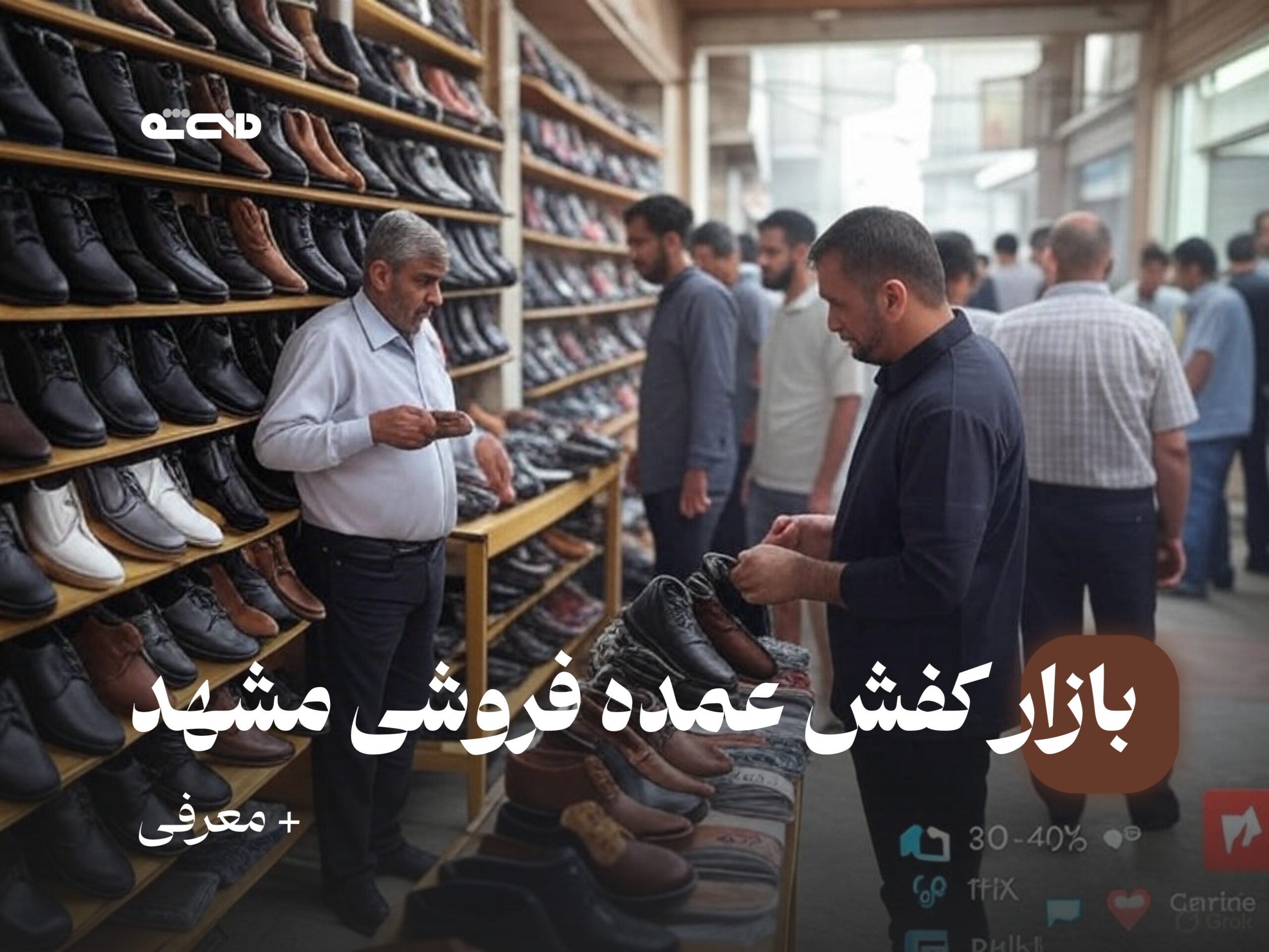 بازار کفش عمده فروشی مشهد